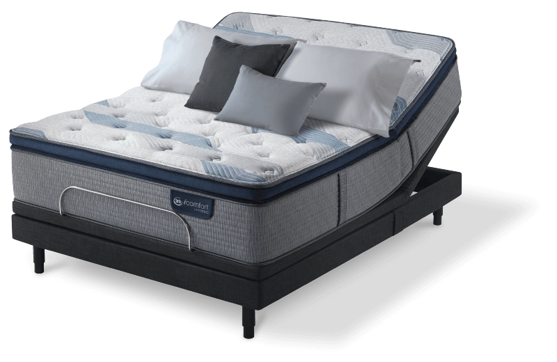 iComfort® Hybrid Blue Fusion 300 Plush Pillow Top Mattress - Image 2