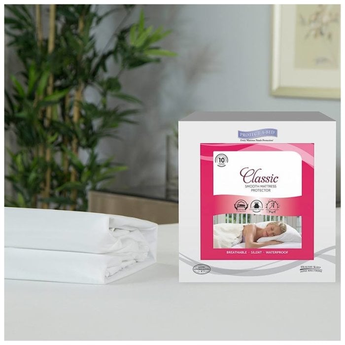Classic Waterproof Mattress Pad Protector, 10-Year Warranty