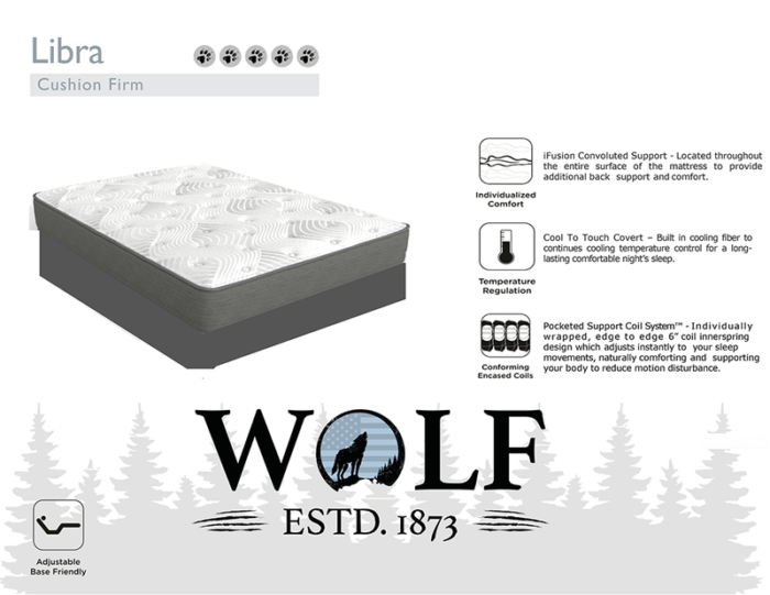 Libra Cushion Firm Mattress
